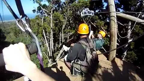 Zip line #3 at Kapalua Adventures