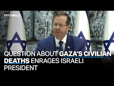 Question About Gazas Civilian Deaths Enrages Israeli President