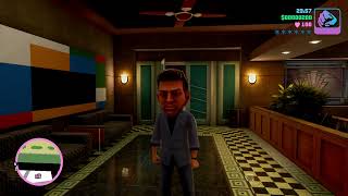 Konami Code in GTA: Vice City - Big Head Mode...