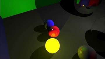 Real Time Raytracing with GLSL Shader
