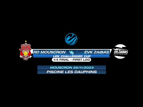 Royal Dauphins Mouscronnois vs EVK Zaibas - LEN Challenger Cup: quarter-final first leg