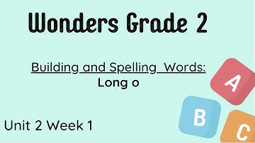 Wonders Grade 2 Unit 2 Week 1: Blending and Spelling Words with Long o