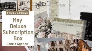 May Deluxe Subscription Box | Jane’s Agenda | Classic Discbound Planner