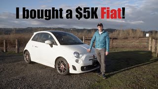 Welcome to Wheels & Things- Check out my "new" Fiat 500 Abarth