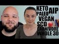 Comparing popular diets for autoimmune  ketopaleowholevegancarnivore etc