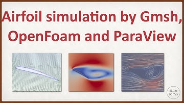 Flow around airfoil, what does it look like? (By Gmsh, OpenFoam and ParaView)
