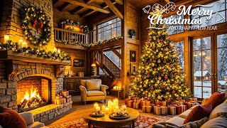 Música Navideña Tradicional Con Sonido De Chimenea🔥Música Navideña Instrumental🎁Ambiente Navideño