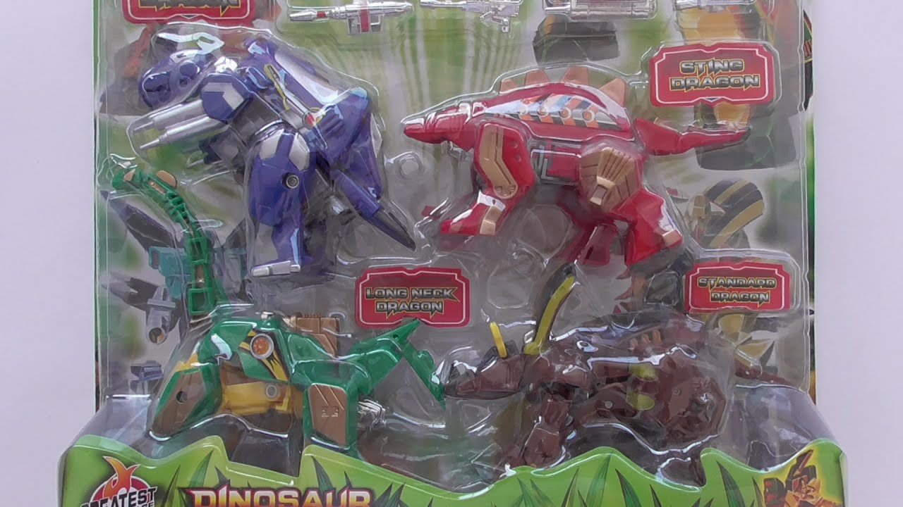 Dinosaur Team ของเล่นหุ่นยนต์ไดโนเสาร์แปลงร่าง