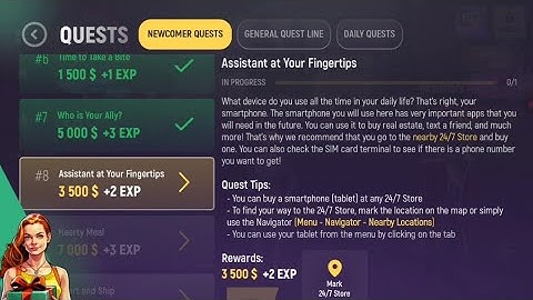 How to do newcomers task 8 assistant at your fingertips in grand mobile rp