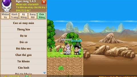 Mở Skill 3 và test đệ tử,Ra trận đi con!(Ngọc rồng online)