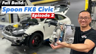 Full Spoon FK8 CTR Catalog Build - Unboxing | Spoon Turbo | Engine Bay Modification (Episode 2)