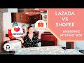 LAZADA VS SHOPEE | UNBOXING P1,500 - P2,000 MYSTERY BOX