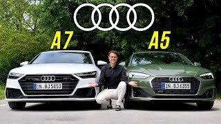 Сравнение Audi A5 и Audi A7 ОБЗОР самых красивых Audi Sportbacks!