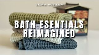 K-25 WAFFLE TOWEL : BATH ESSENTIALS REIMAGINED | Kickstarter | Gizmo-Hub.com screenshot 3