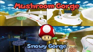 Mushroom Gorge - Snowy Gorge Texture - Mario Kart Wii @xMeap826