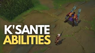 K'SANTE NEW CHAMPION ABILITIES | League of Legends