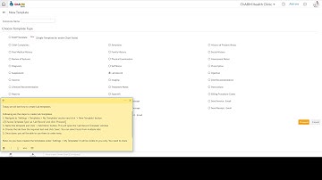 Creating Lab Templates ChARM EHR.