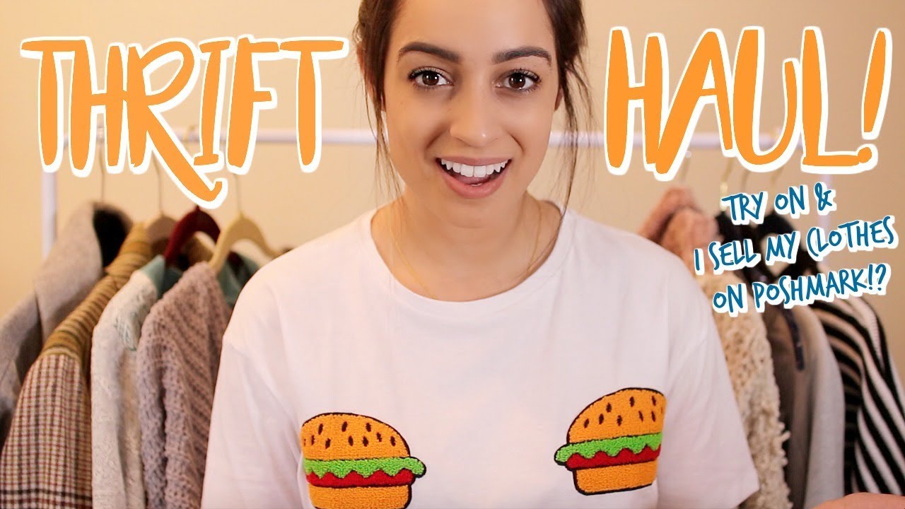 January Thrift Haul + Opening Up A Poshmark Account!