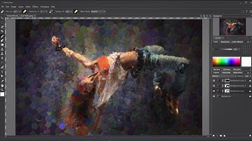 Points Plugin in AliveColors Image Editor: Pointillism Effect