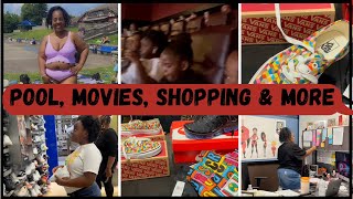 DAY IN THE LIFE / POOL FUN, MOVIES, CLEANING MY OFFICE, SHOPPING & MORE / SHYVONNE MELANIE VLOGS