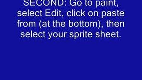 How To Make Sprite Movies