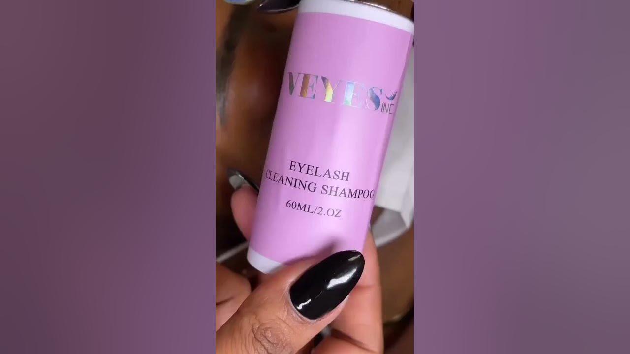how-to-use-shampoo-to-clean-your-eyelashes-youtube