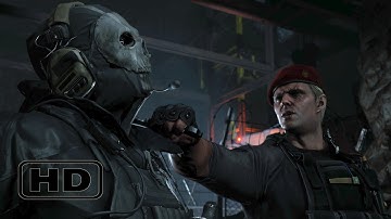 What happen if Ghost from Call of duty  fighting  krauser  | Resident Evil 4 | 4K Ultra Settings