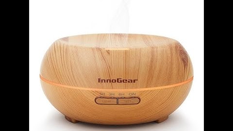 InnoGear 200ml Aromatherapy Essential Oil Diffuser, Wood Grain
