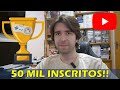 AGRADECIMENTO PELOS 50 MIL INSCRITOS!
