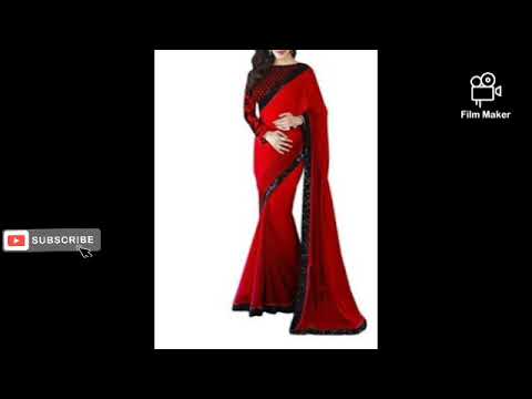 casual red and black dress