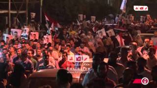 مسيرة رافضة للانقلاب العسكري تخرج من مسجد السلام مدينة نصر الي رابعة