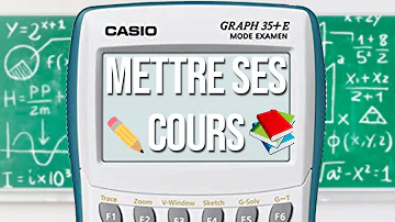 Comment mettre un programme sur une casio 35+ ?