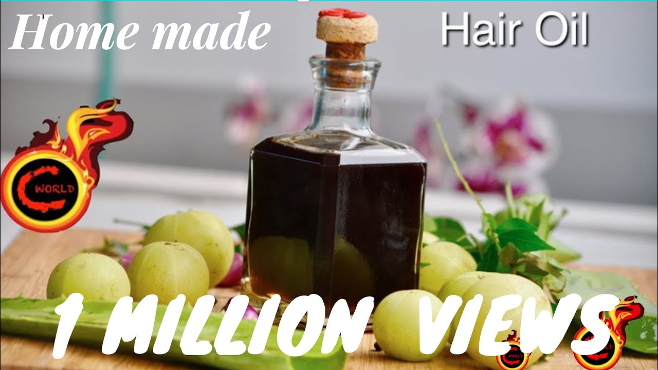 Homemade Hair Oil for Strong Hair Aloe veraAmla Hair Oil
