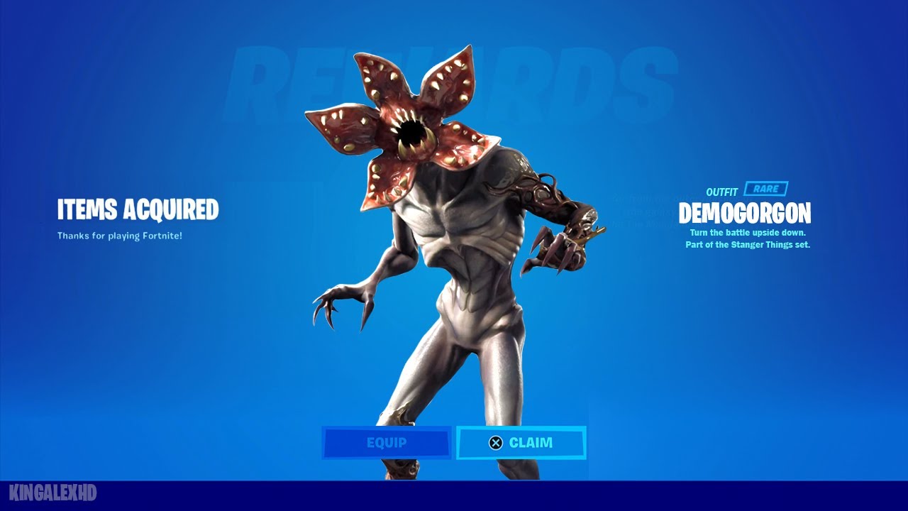 HOW TO GET SKIN NOW FREE IN FORTNITE! (STRANGER THINGS SKIN