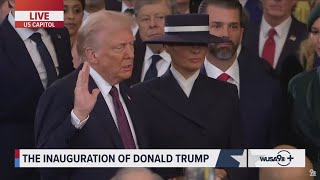 VIDEO | President Trump takes oath of office
