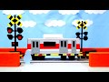 踏切アニメ【BGMちょうちょう】Anime of the railroad crossing