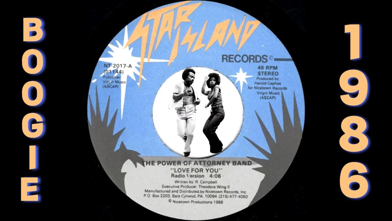 Power Of Attorney Band - Love For You [Star Island Records] 1986 Modern Soul Boogie 45