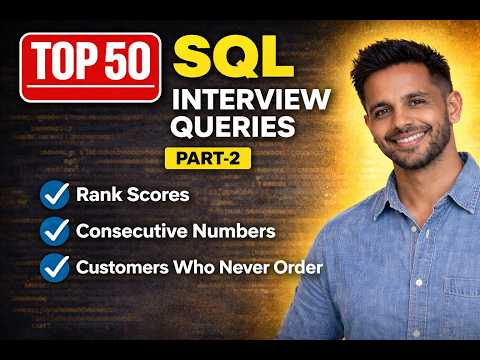 Top SQL Interview Questions in 10 Minutes | Top 50 LeetCode SQL Part 2 | In Hindi