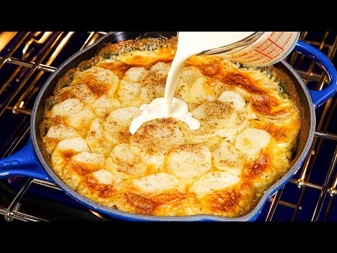 Just potatoes and all the neighbors will ask for the recipe! Its so delicious! Easy dinner recipe!