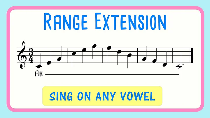 Vocal Range Extension Exercise | 1.5 Octave Arpeggio - Female