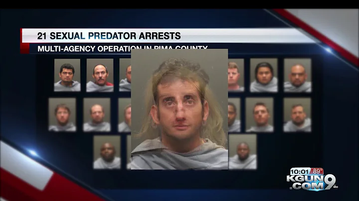 Police say 21 sexual predators were arrested in multi-agency operation