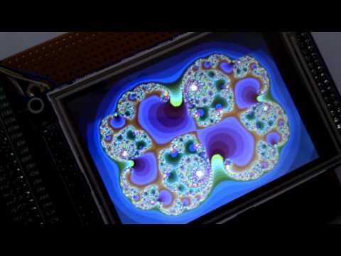 Fractal on STM32F4 (FPU on)