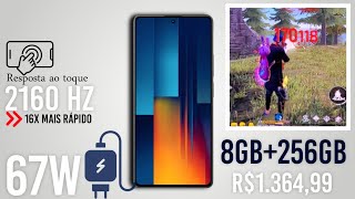 🌟Poco M6 Pro: Unboxing,Câmera,Antutu,Free Fire & teste de bateria