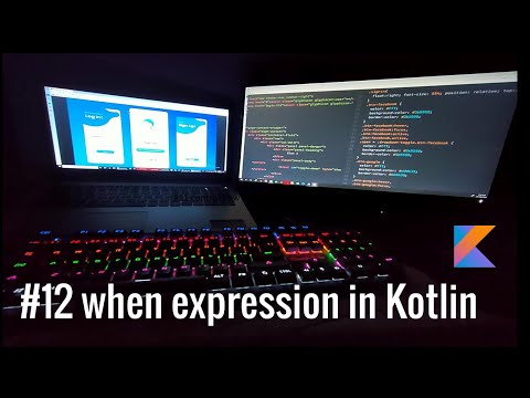 #12 When expression in kotlin similar as switch statement like java ...