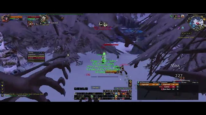 72 Feral Druid vs 80 Rogue and 71 Blood Death Knig...