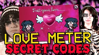 ALL LACEY'S LOVE METER SECRET CODES - Lacey's Flash Games screenshot 3