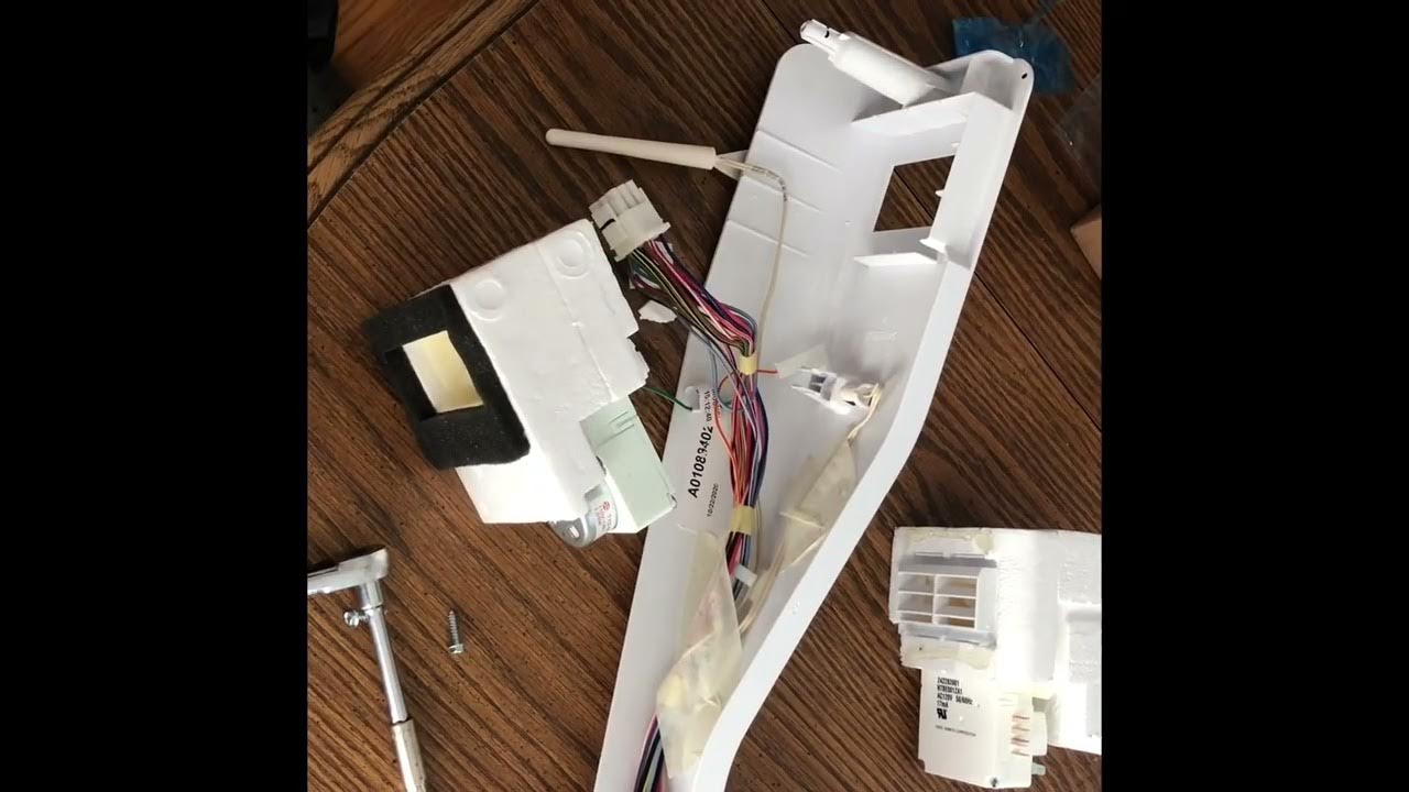 Frigidaire refrigerator not cooling with damper repair YouTube