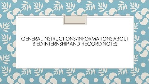 B.Ed Teaching practice and Record notes details part-1 #tnteu #teachingpractice #teachertraining