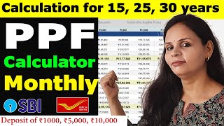 PPF Calculator for 15, 25 years | Maturity amount on Monthly Deposit of ₹2000, ₹5000 screenshot 5