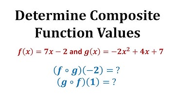 Determine Composite Function Values (Linear and Quadratic)